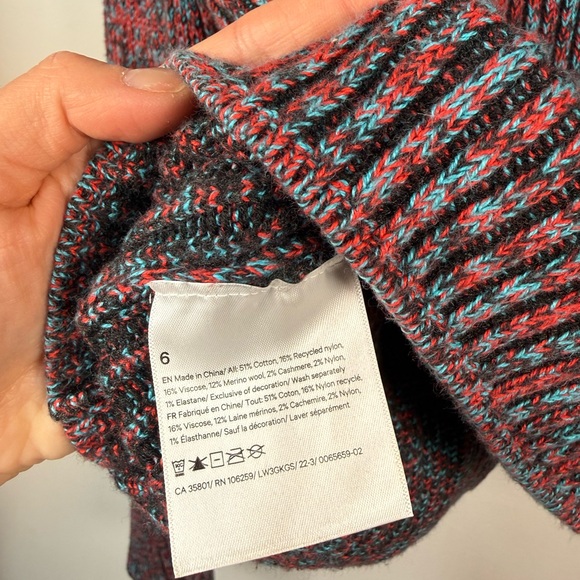 Lululemon Cotton-Cashmere Blend Mock Neck Sweater 6 - Picture 4 of 6